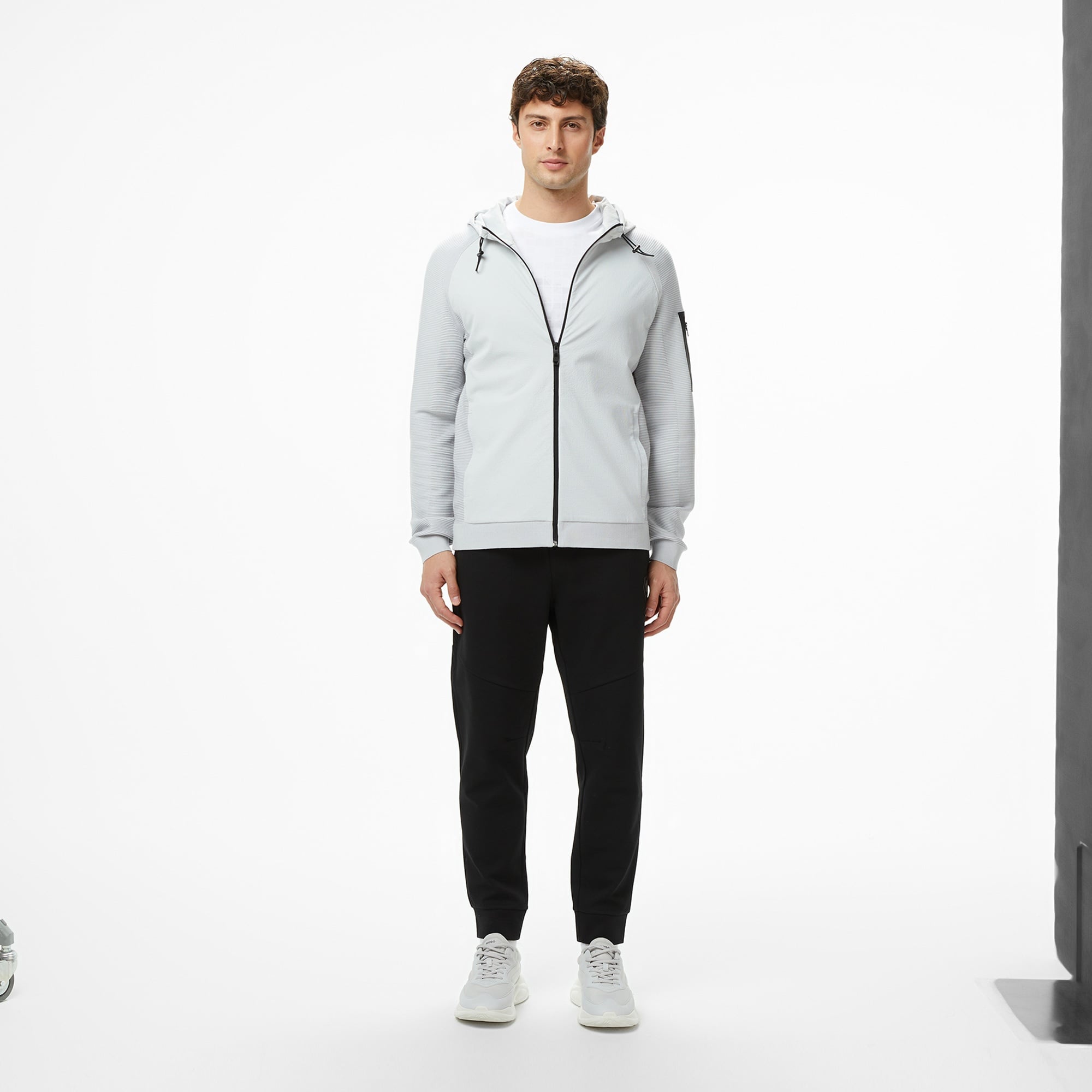 Boss Urban Commuter Erkek Gri Triko