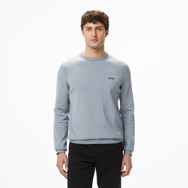  Boss Ever-X Erkek Gri Triko