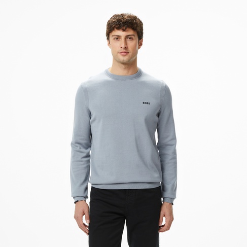  Boss Ever-X Erkek Gri Triko