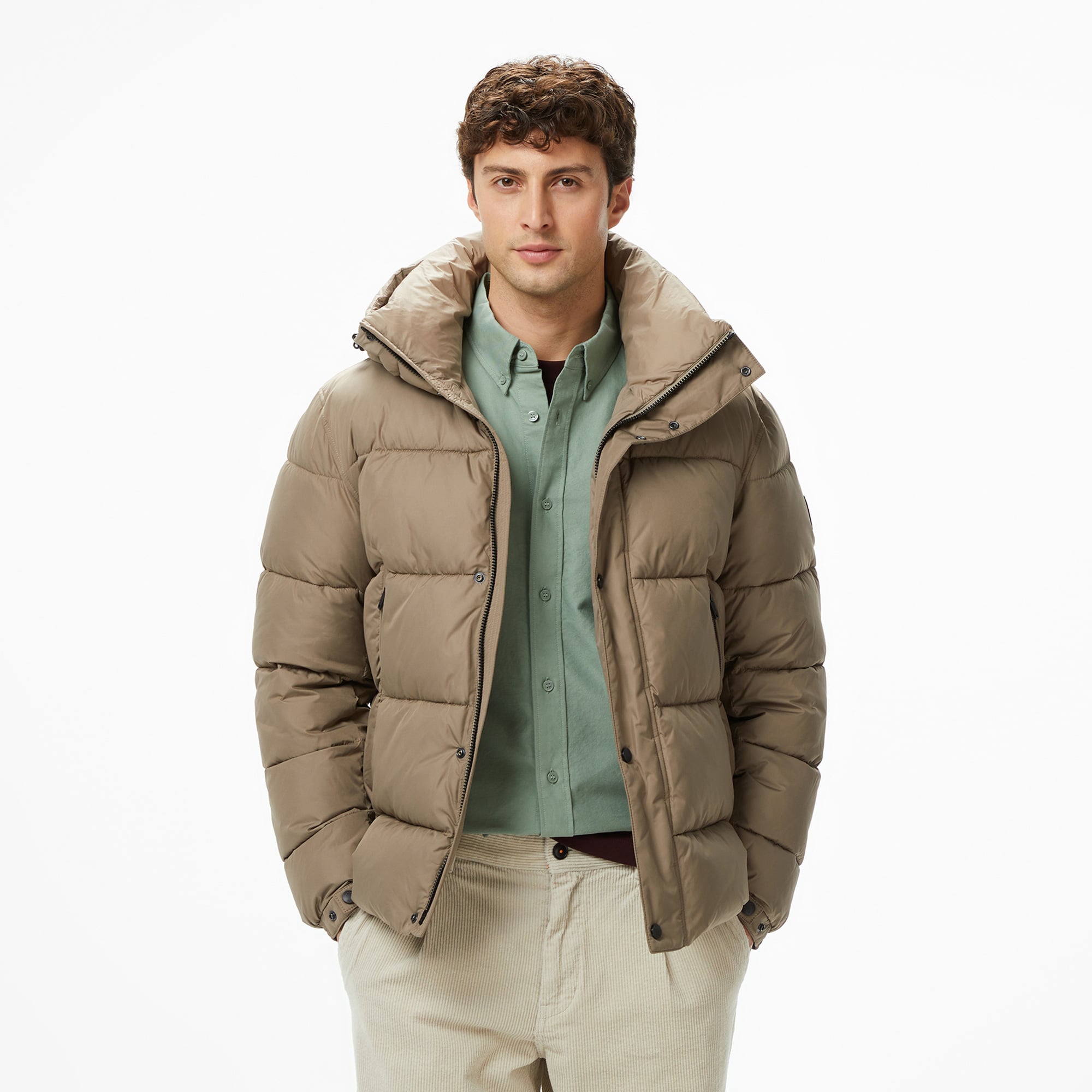  Boss Omaris Erkek Yeşil Mont