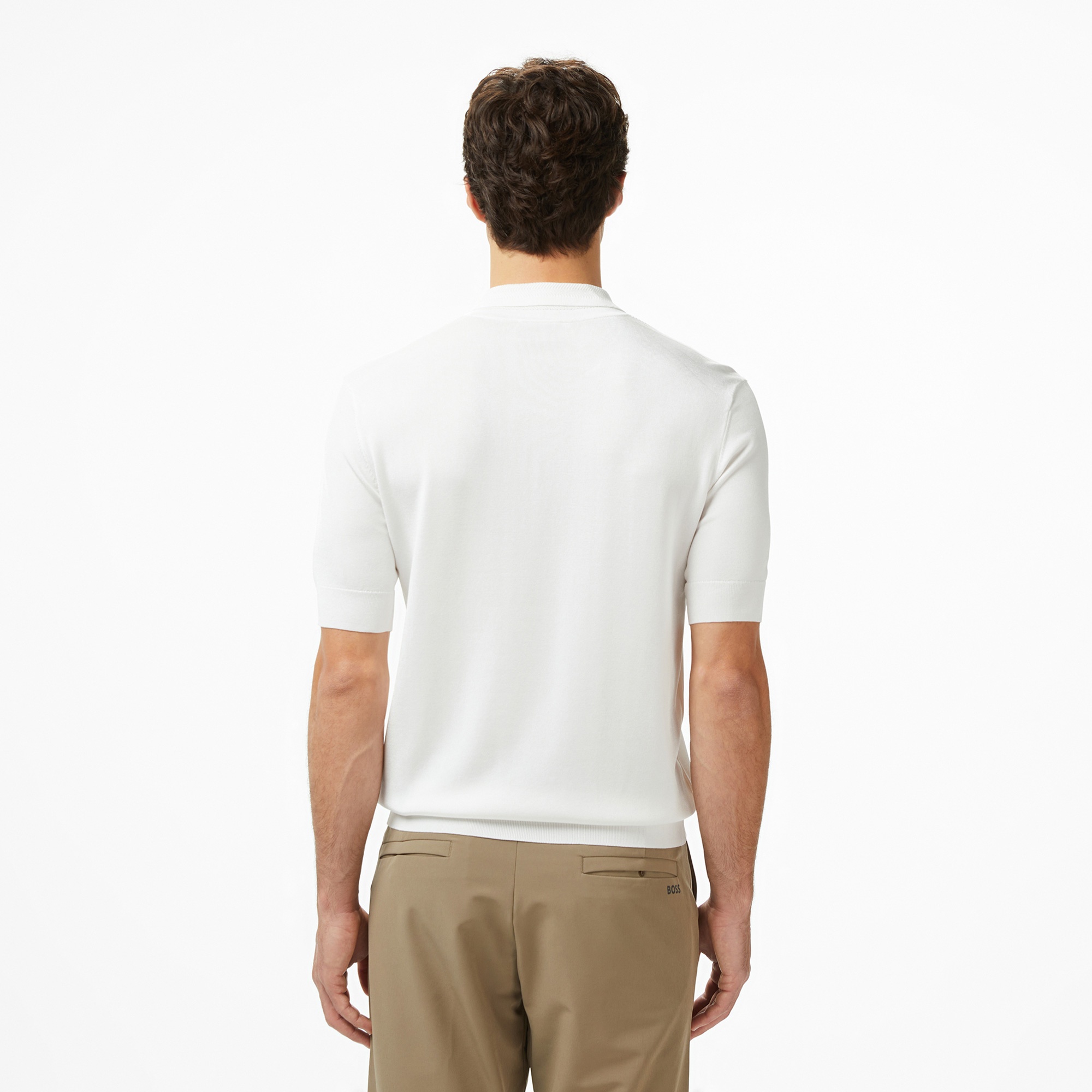 Hugo Sayfong Erkek Beyaz Triko