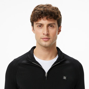  Hugo Sayford Erkek Siyah Triko