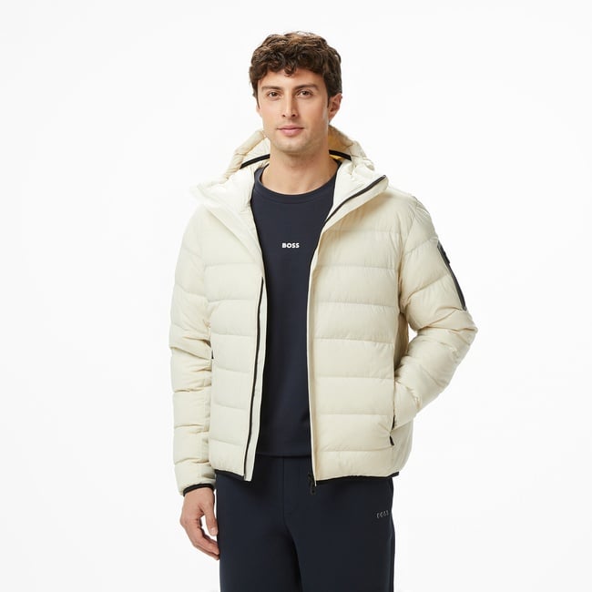  Boss Riplite Erkek Beyaz Mont