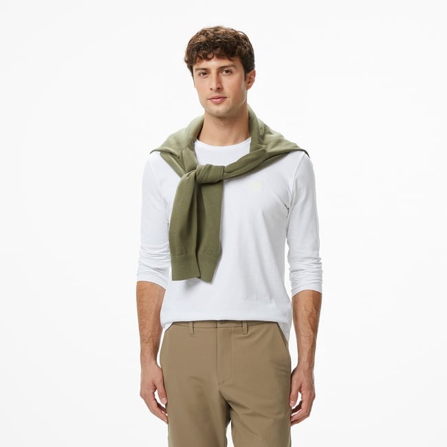  Boss Tacks Erkek Beyaz T-Shirt