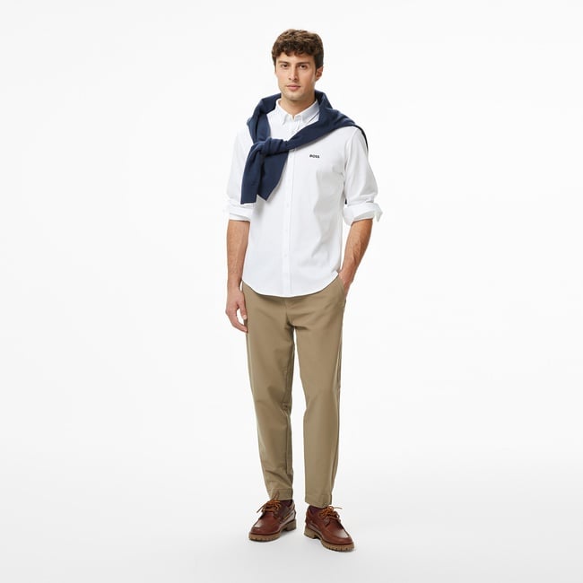  Boss Flex Erkek Bej Pantolon