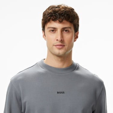  Boss Erkek Gri Sweatshirt