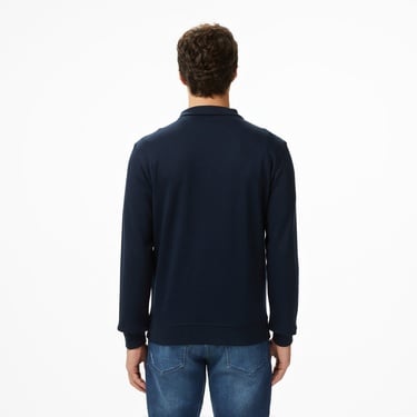  Boss Zetrust Erkek Lacivert Sweatshirt