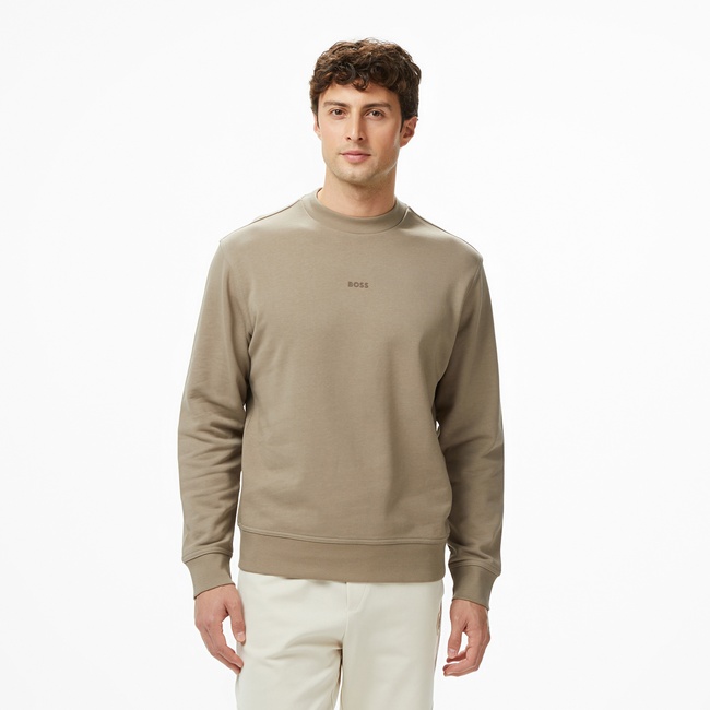  Boss Erkek Yeşil Sweatshirt