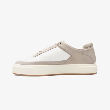  Calvin Klein Basket Cupsole Lace Up  Erkek Beyaz Sneaker