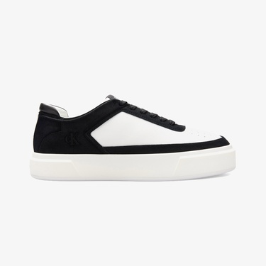  Calvin Klein Basket Cupsole Lace Up Erkek Siyah Sneaker