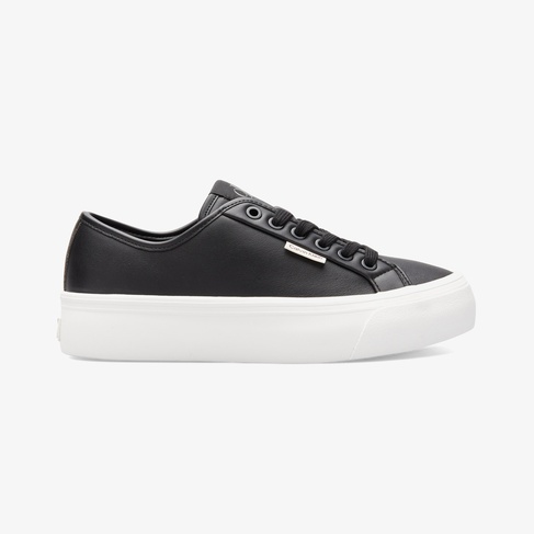  Calvin Klein Lace Up Kadın Siyah Sneaker