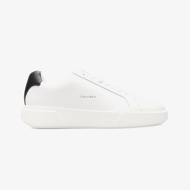  Calvin Klein Chunky Cupsole Lace Up  Erkek Beyaz Sneaker