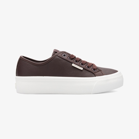  Calvin Klein Lace Up Kadın Mor Sneaker