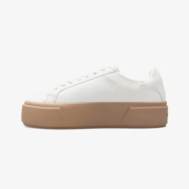  Calvin Klein Flatform Lace Up Kadın Yeşil Sneaker