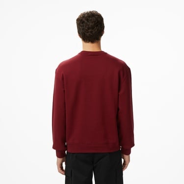  Calvin Klein Terry Monologo Erkek Kırmızı Sweatshirt