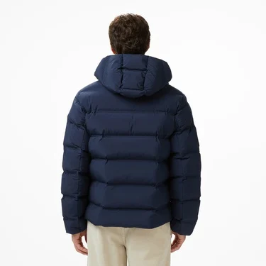  Calvin Klein Quilted Bonded Channel Erkek Mavi Ceket