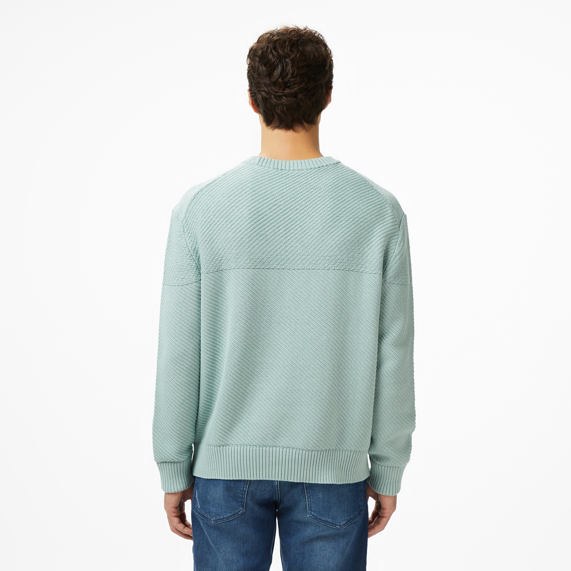 Hugo Splinden Erkek Yeşil Triko