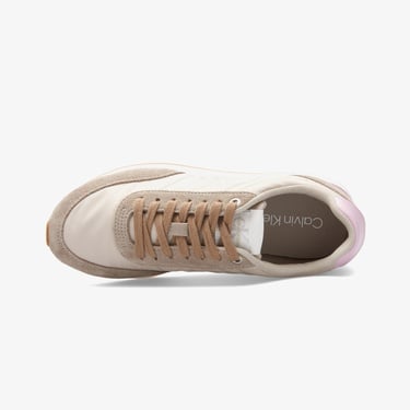  Calvin Klein Retro Runner Lace Up  Kadın Yeşil Sneaker