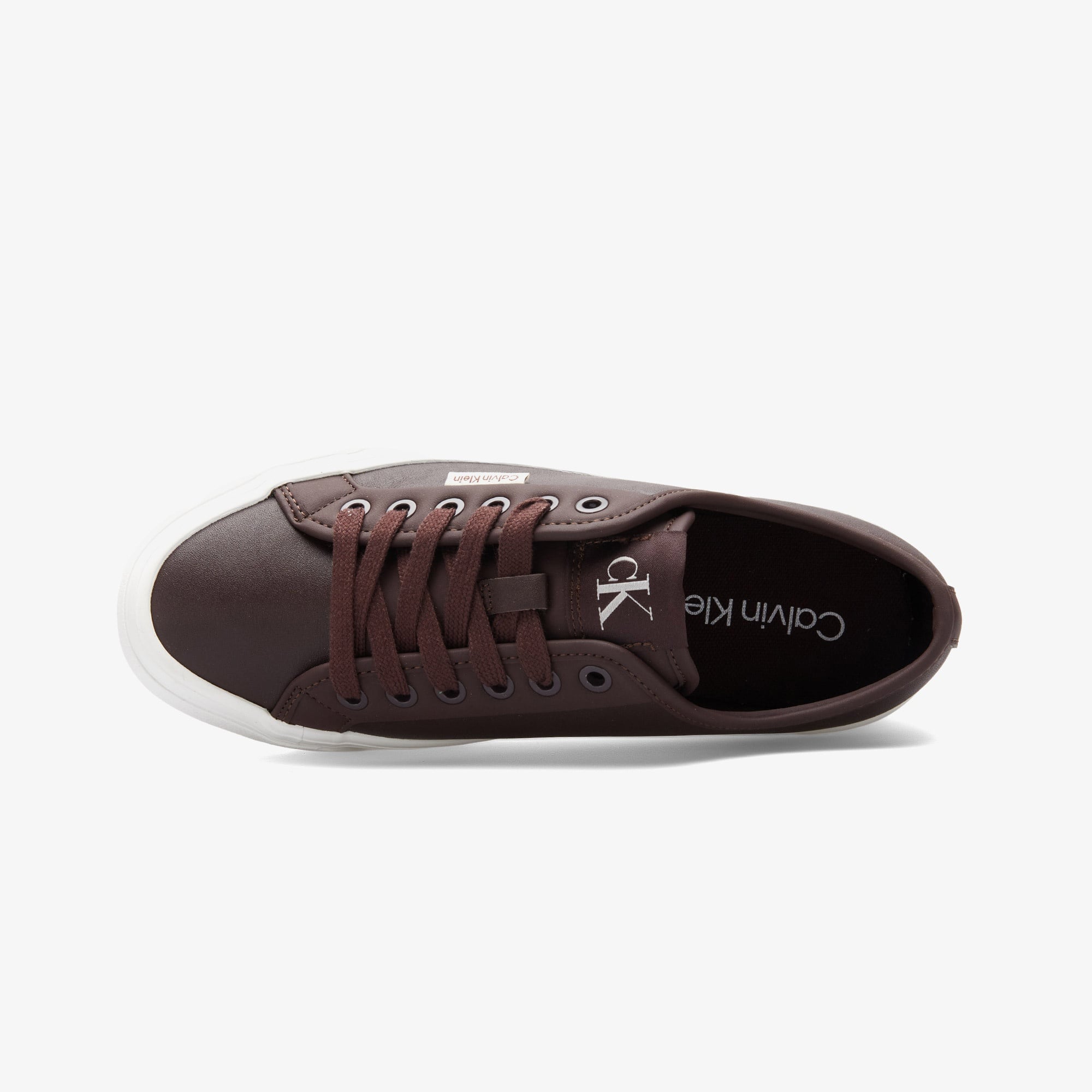 Calvin Klein Lace Up Kadın Kahverengi Sneaker