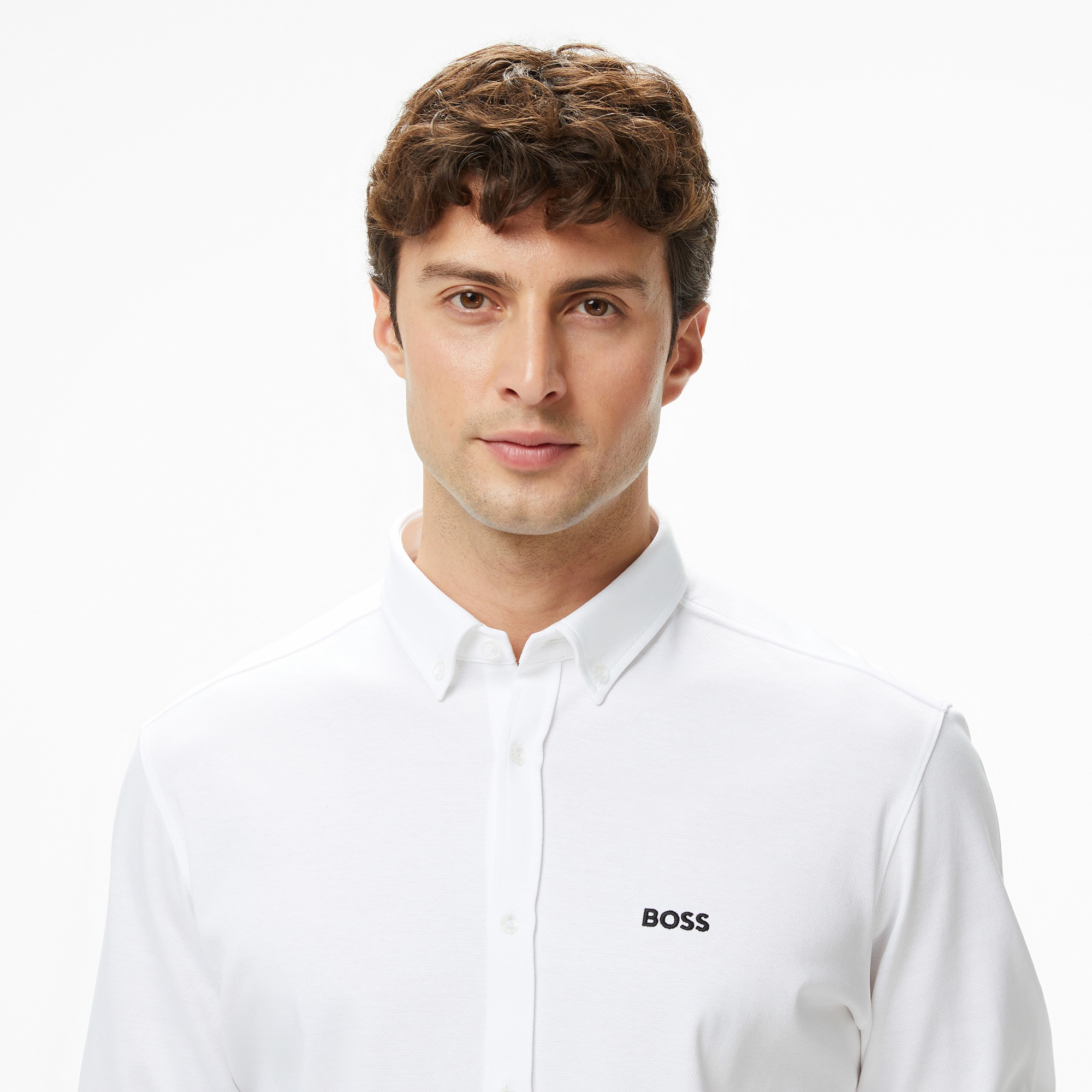 Boss Motion Erkek Beyaz Gömlek