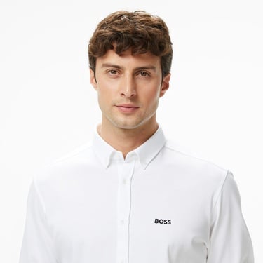  Boss Motion Erkek Beyaz Gömlek