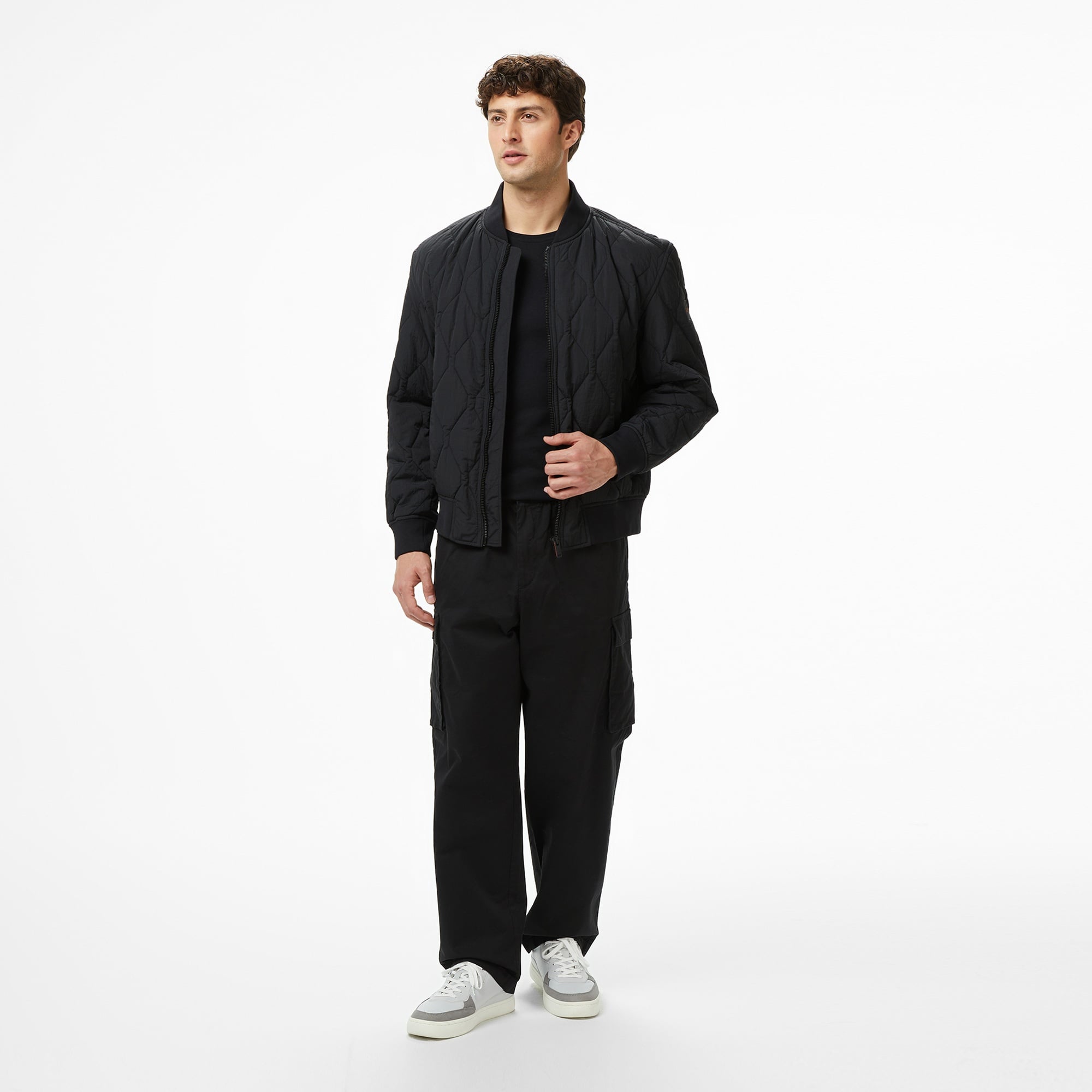 Boss Osnape Erkek Siyah Mont