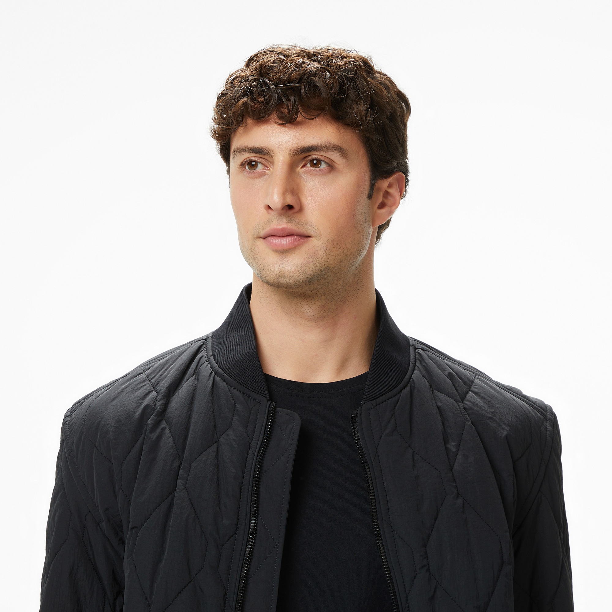 Boss Osnape Erkek Siyah Mont