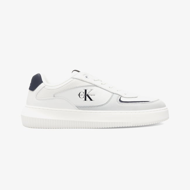  Calvin Klein Chunky Cupsole Low Erkek Beyaz Sneaker