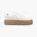 Calvin Klein Flatform Lace Up Kadın Beyaz Sneaker