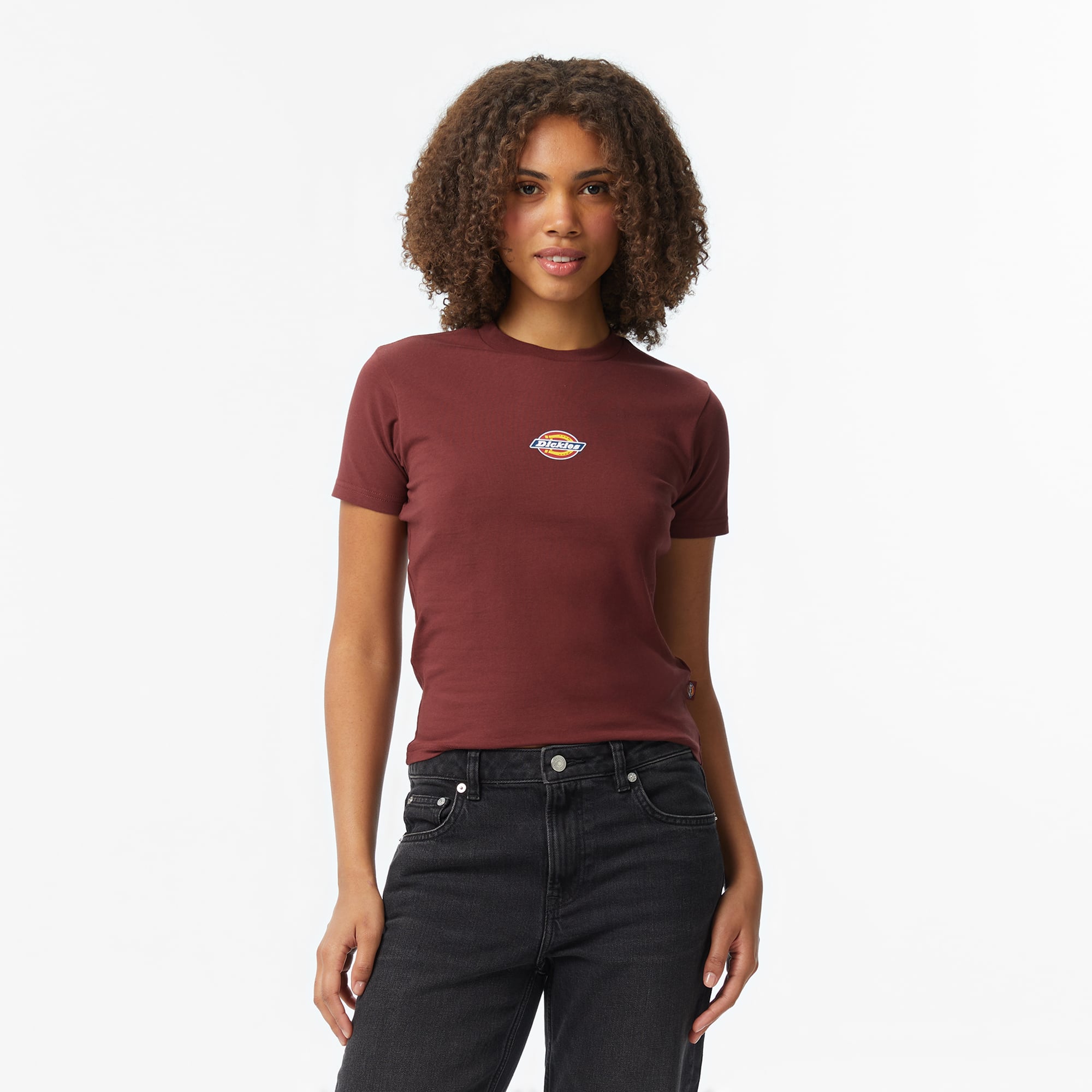  Dickies Maple Valley Kadın Kahverengi T-Shirt
