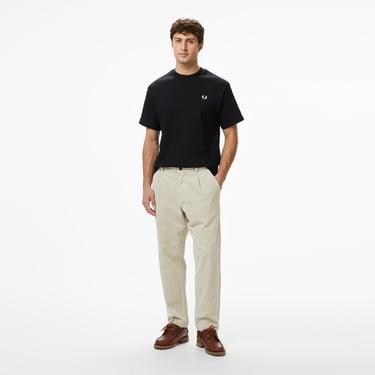  Fred Perry Relaxed Erkek Siyah T-Shirt