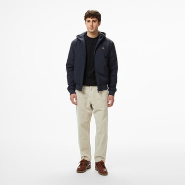  Fred Perry Hooded Brentham Erkek Lacivert Ceket