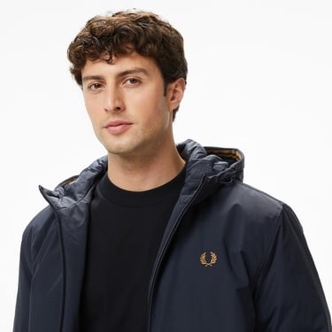  Fred Perry Hooded Brentham Erkek Lacivert Ceket