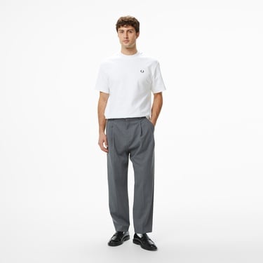  Fred Perry Relaxed Erkek Beyaz T-Shirt