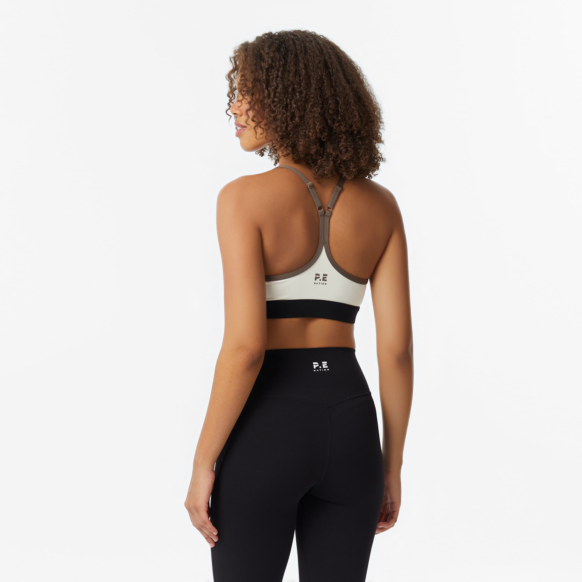 P.E Nation Signature Sports Kadın Beyaz Bra