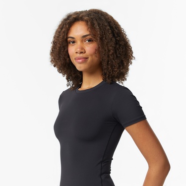  P.E Nation Foundation Kadın Siyah T-Shirt