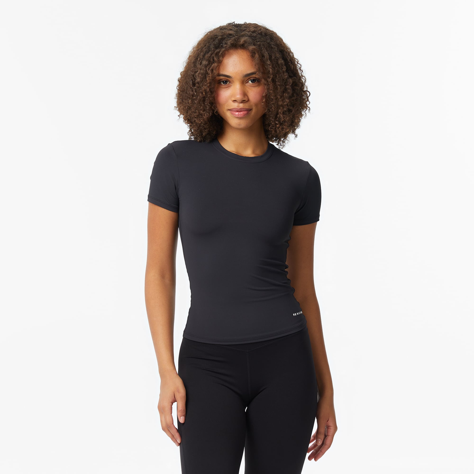  P.E Nation Foundation Kadın Siyah T-Shirt