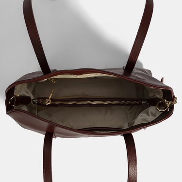  Kadın Bordo Kalp Charm Aksesuarlı Omuz Çantası