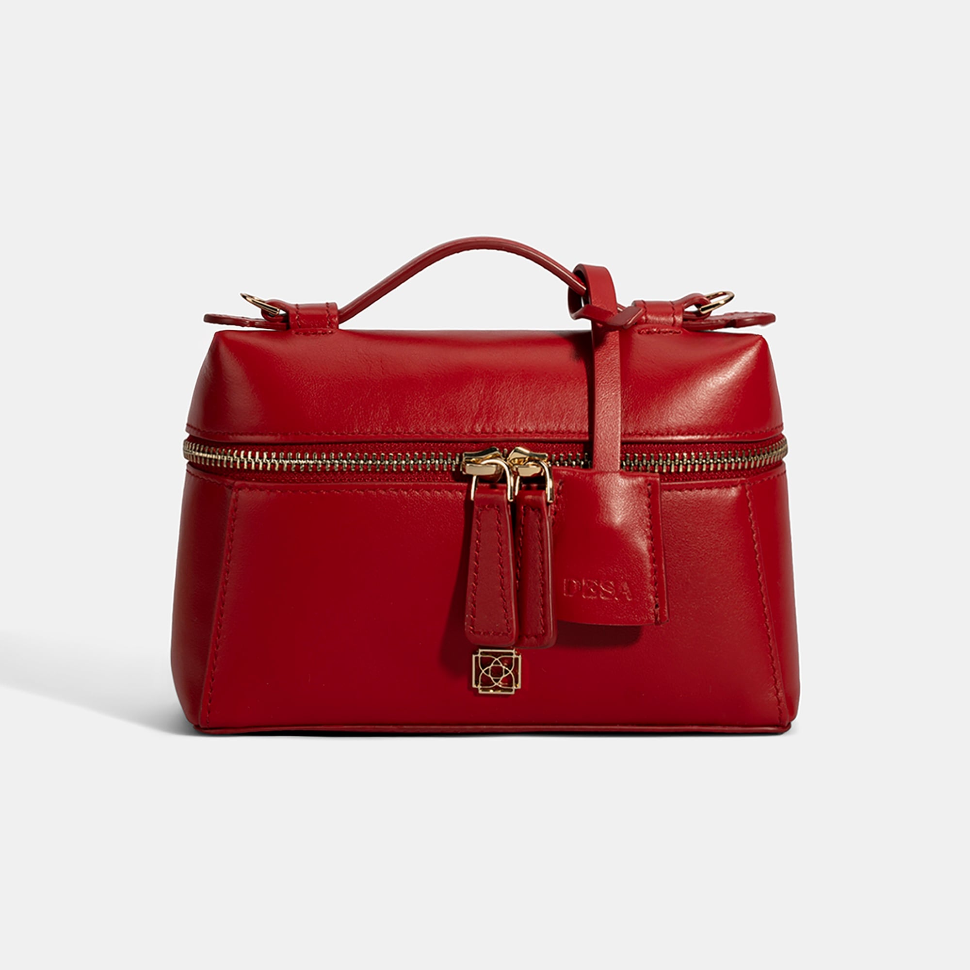 Kadın Kırmızı Omuz Askılı Deri El Çantası