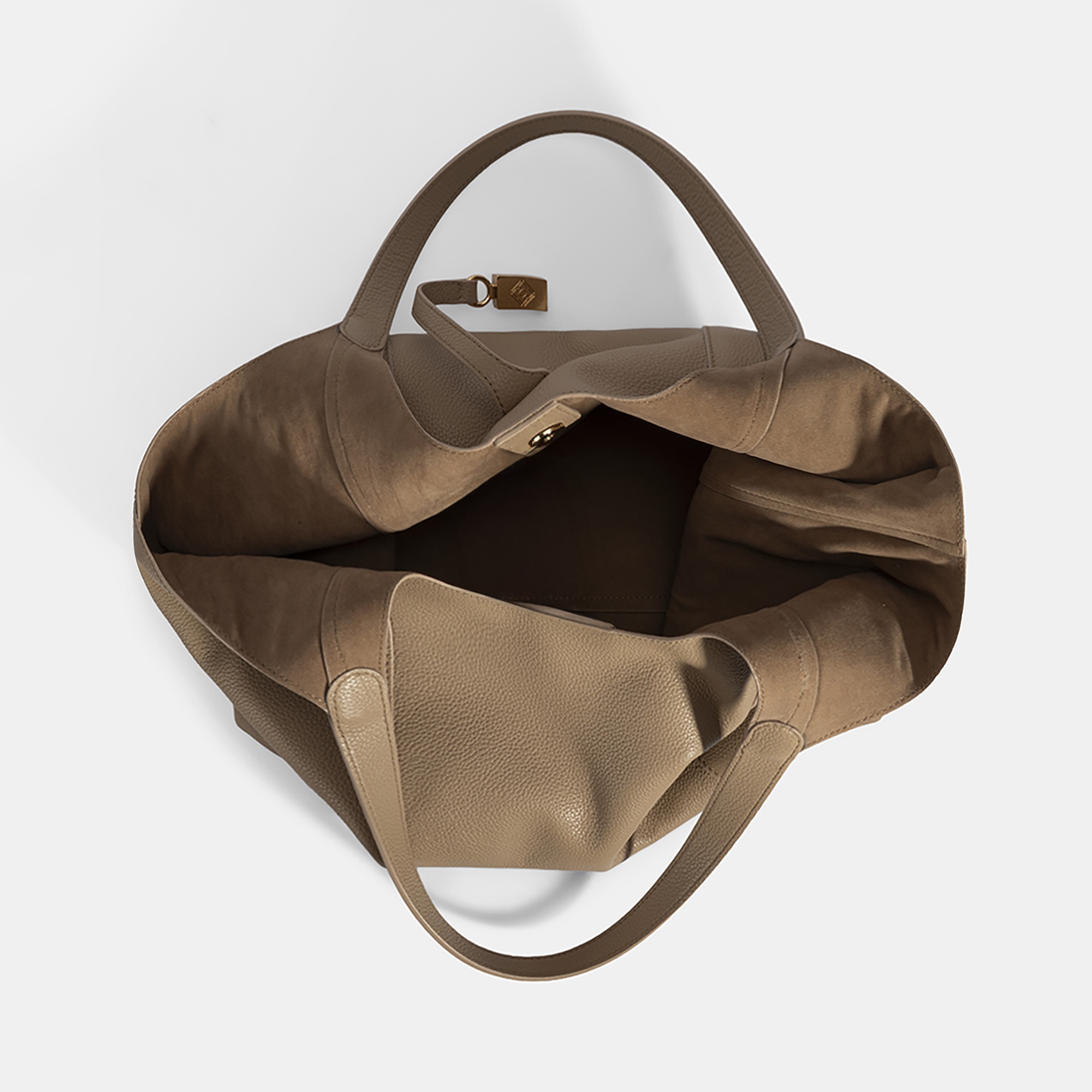 Kadın Vizon Deri Hobo Çanta