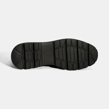  Erkek Siyah Deri Loafer