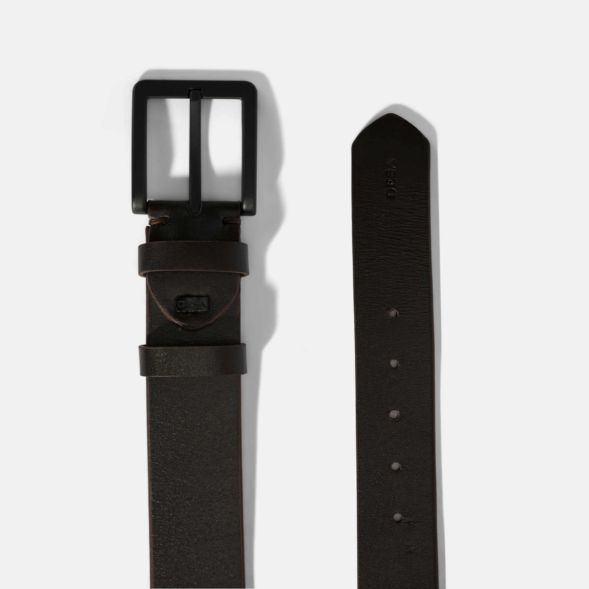 Erkek Kahve Spor Deri Kemer