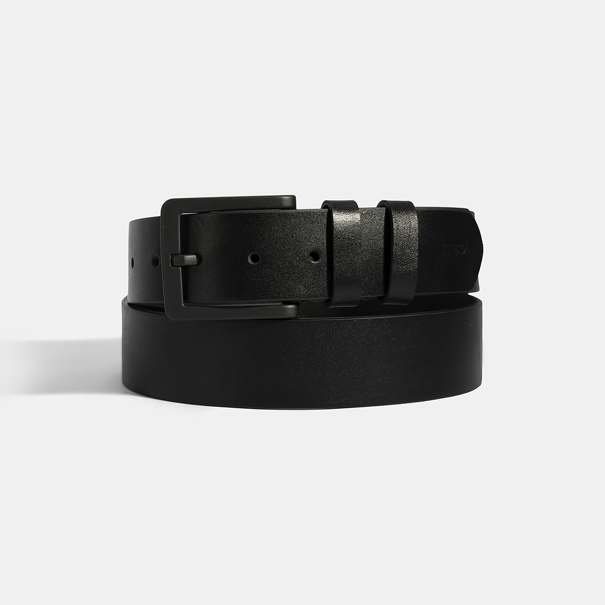 Erkek Siyah Spor Deri Kemer