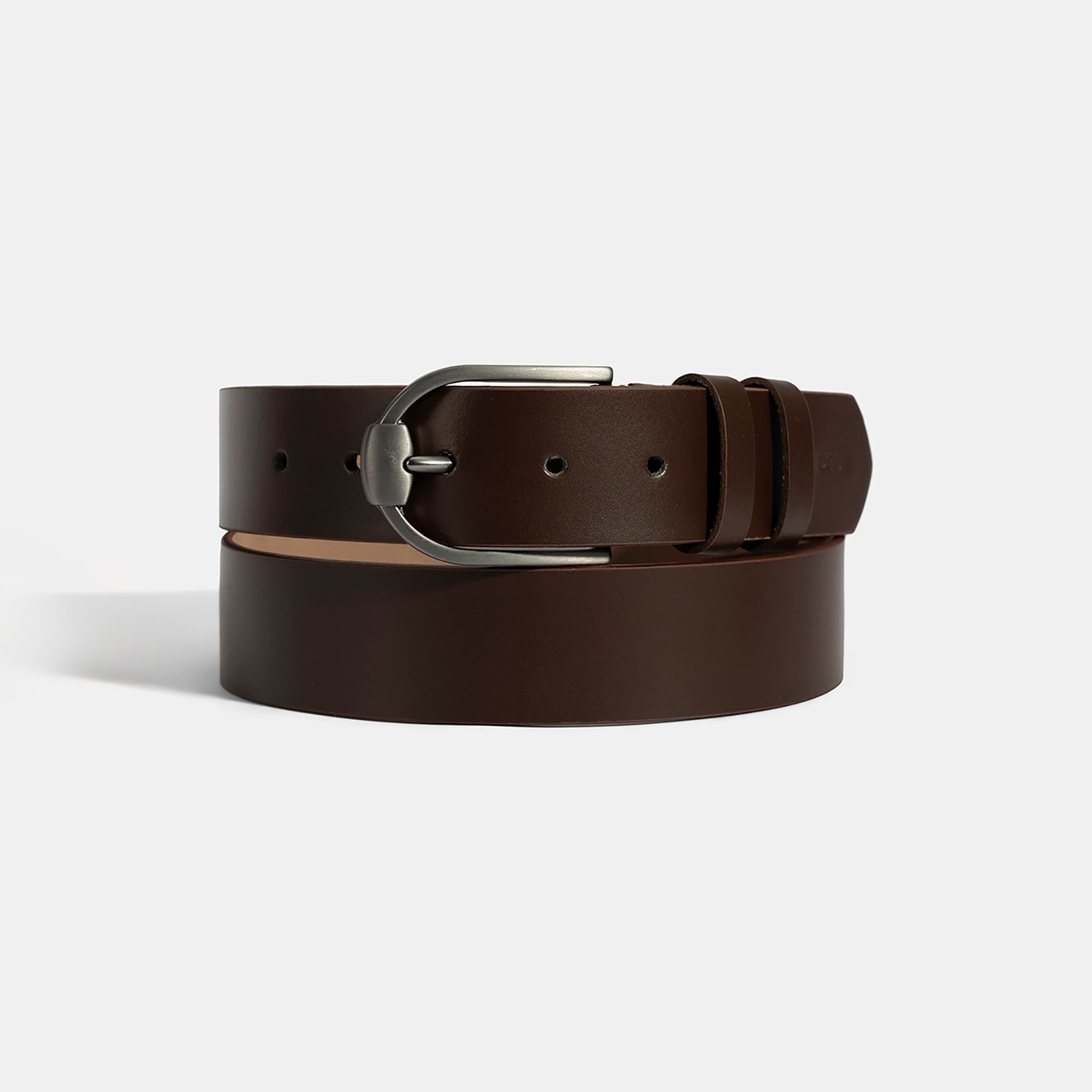 Erkek Kahve Spor Deri Kemer