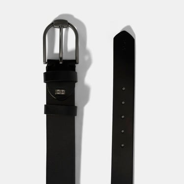  Erkek Siyah Spor Deri Kemer