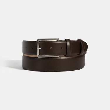  Erkek Kahve Deri Klasik Kemer