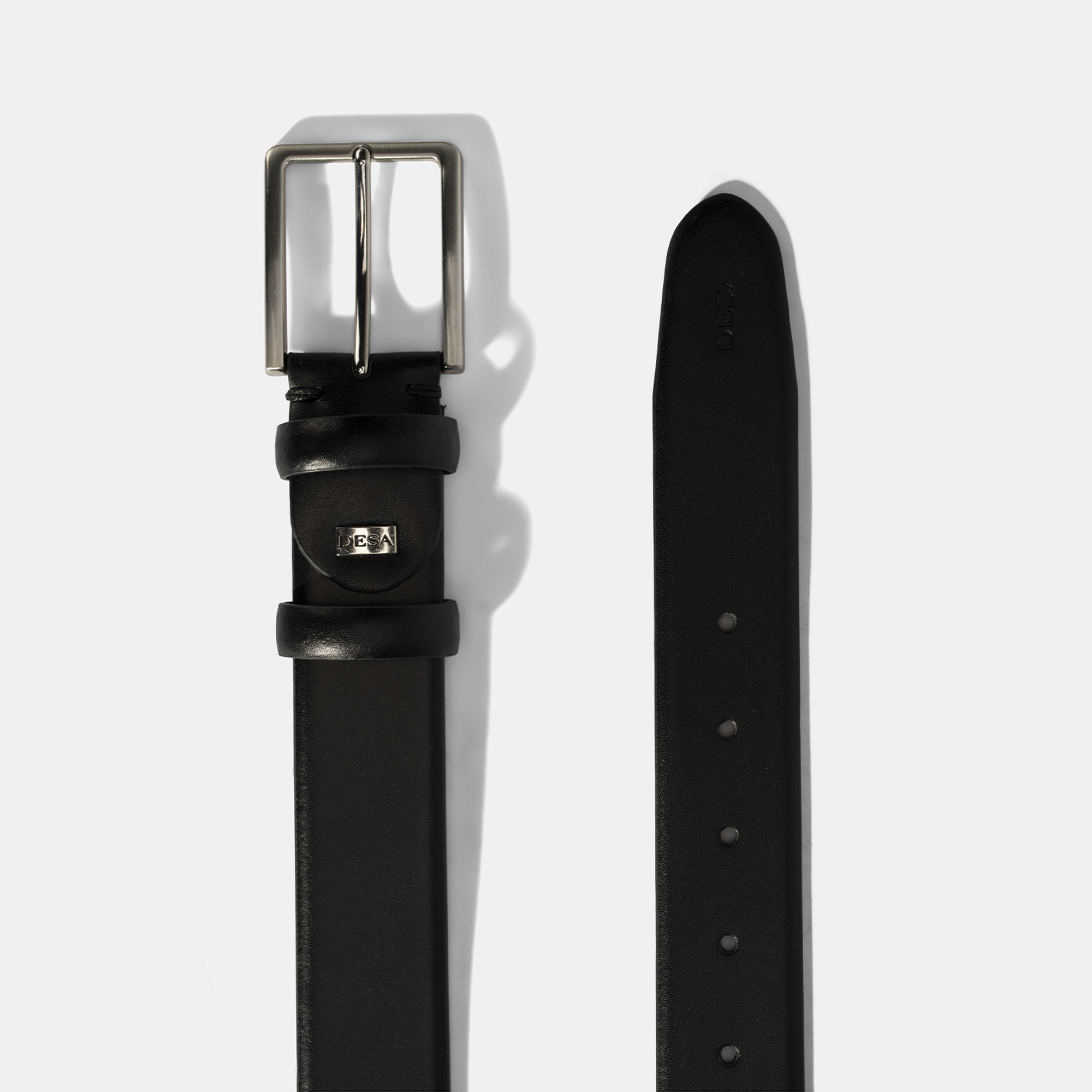 Erkek Siyah Deri Klasik Kemer