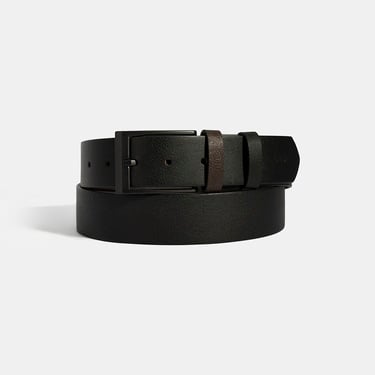  Erkek Siyah Deri Spor Kemer