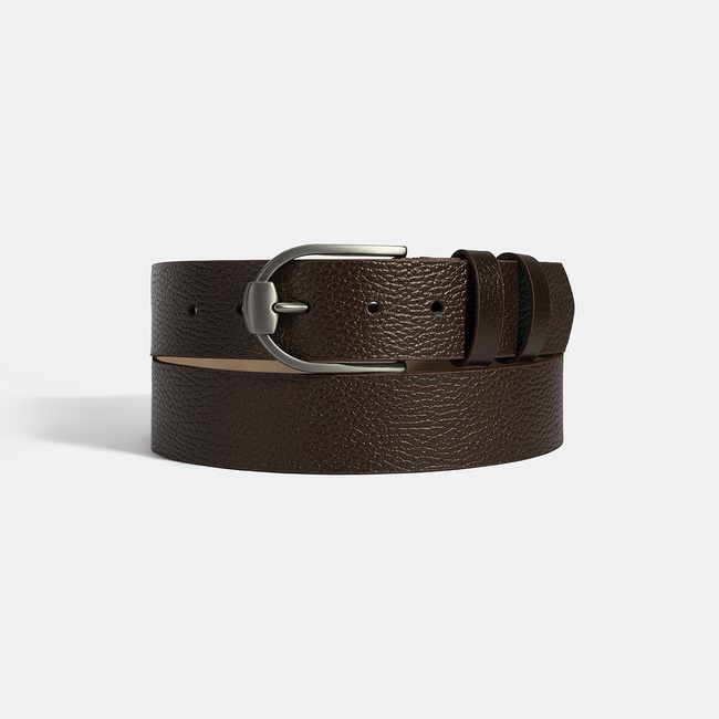  Erkek Kahve Deri Spor Kemer