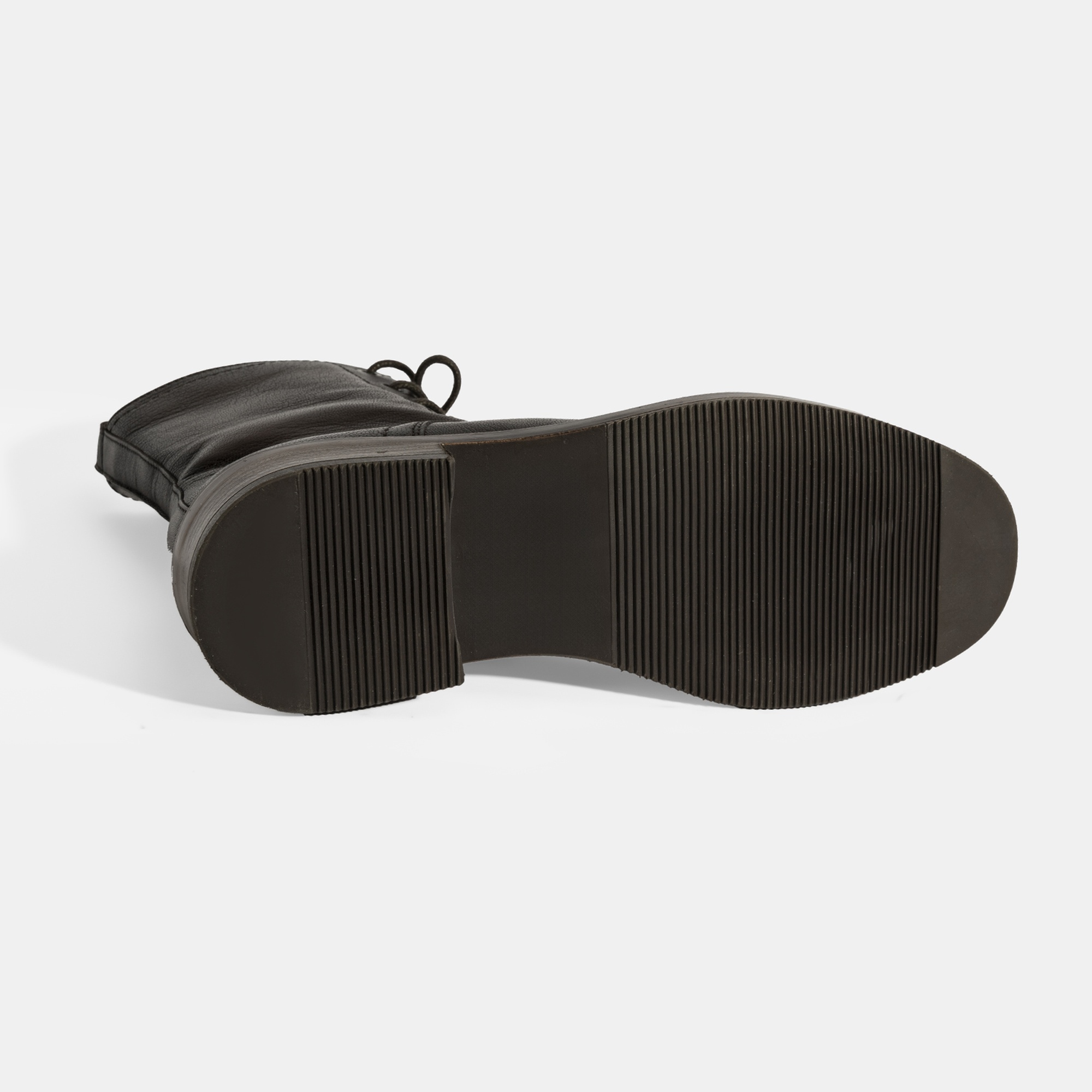 Kadın Kahve Bağcıklı Deri Postal Bot